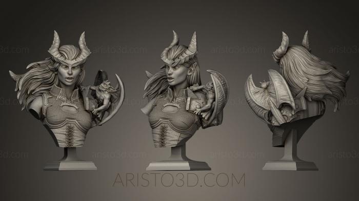 Busts of heroes and monsters (BUSTH_0253) 3D model for CNC machine